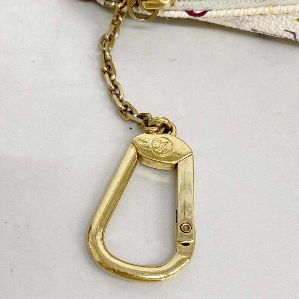 Louis Vuitton Monogram Multicolor Berlingo Wallet/Coin Case M58028 Blanc (Wom... - Picture 6 of 7